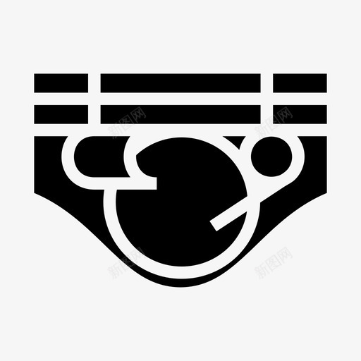 尿布婴儿儿童图标svg_新图网 https://ixintu.com 儿童 儿童用品 婴儿 尿布 干净的尿布