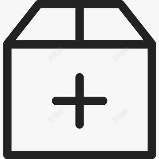 方块加法图标svg_新图网 https://ixintu.com 方块加法