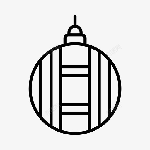 圣诞球圣诞饰品圣诞树图标svg_新图网 https://ixintu.com 圣诞树 圣诞球 圣诞节 圣诞装饰品 圣诞饰品 装饰品