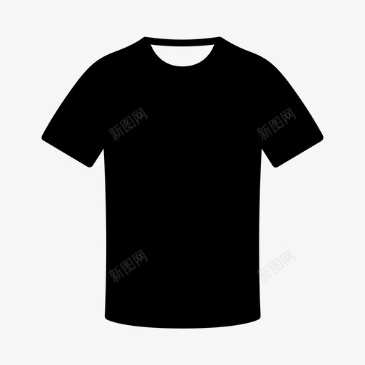 T恤男中性款图标svg_新图网 https://ixintu.com T恤 中性款 男