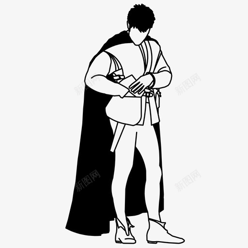 资产阶级幻想人物商人图标svg_新图网 https://ixintu.com 商人 平民 幻想人物 旅行者 资产阶级
