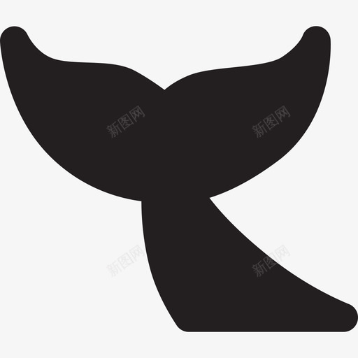 鲸尾动物暑假和假期图标svg_新图网 https://ixintu.com 动物 暑假和假期 鲸尾