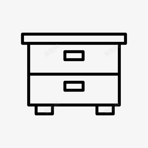 家具橱柜房间图标svg_新图网 https://ixintu.com 家具 房间 桌子 橱柜