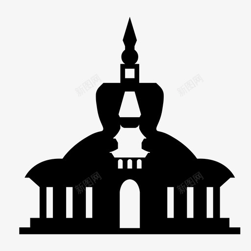 庙宇上帝耆那教图标svg_新图网 https://ixintu.com 上帝 和平 崇拜 庙宇 犹太人 耆那教