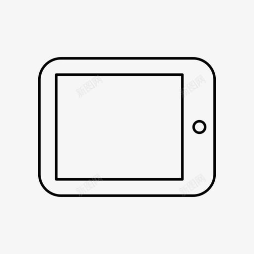 平板电脑ipad触摸屏图标svg_新图网 https://ixintu.com ipad 平板电脑 触摸屏