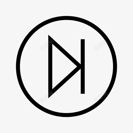 下一首曲子图标svg_新图网 https://ixintu.com 下一首曲子