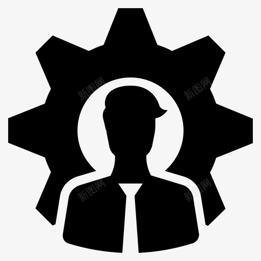 管理学企业管理员工管理图标svg_新图网 https://ixintu.com 人力资源 企业管理 员工管理 管理学