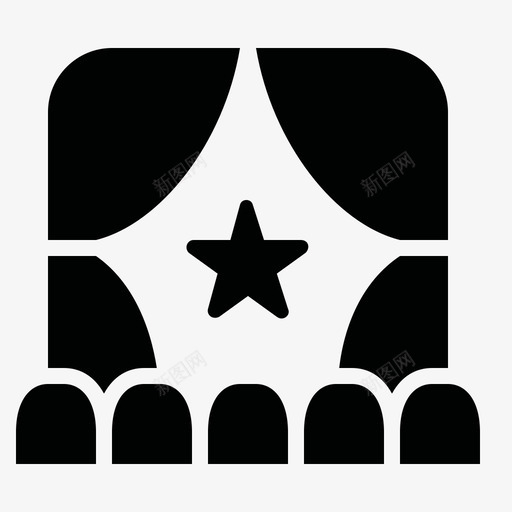 舞台秀娱乐名气图标svg_新图网 https://ixintu.com 名气 娱乐 舞台秀 蚂蚁偶像