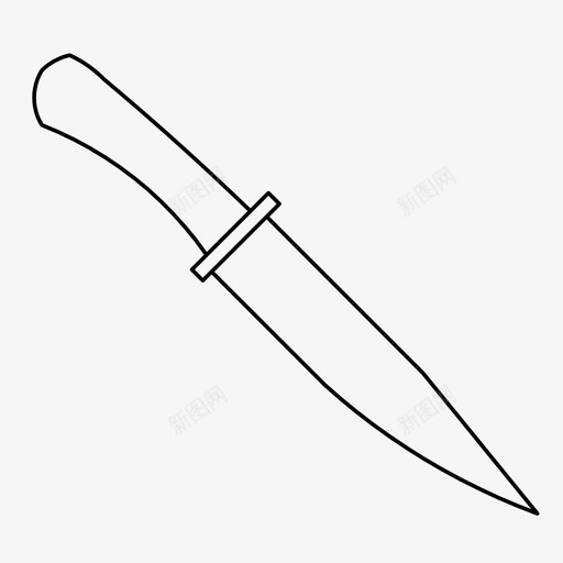 刀封建武器战斗图标svg_新图网 https://ixintu.com 中世纪 中世纪武器 刀 封建武器 战争 战斗