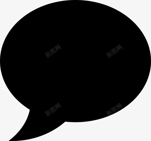 聊天泡泡询问留言图标svg_新图网 https://ixintu.com 思考 留言 聊天泡泡 询问