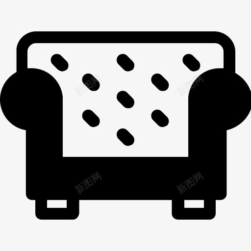 沙发家具雕纹图标svg_新图网 https://ixintu.com 家具雕纹 沙发