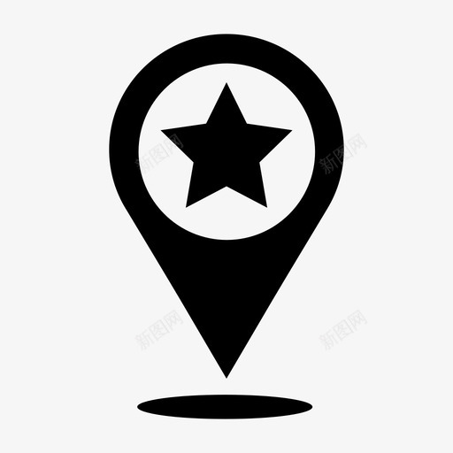 收藏夹位置地图pin我的位置图标svg_新图网 https://ixintu.com 地图pin 我的位置 收藏夹位置