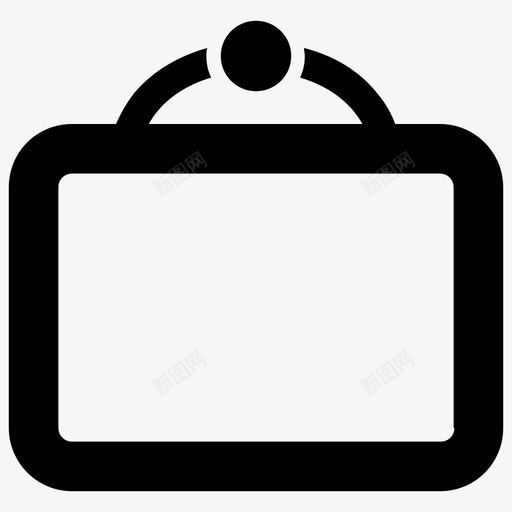 挂板开放式招牌图标svg_新图网 https://ixintu.com 开放式 招牌 挂板 电子商务