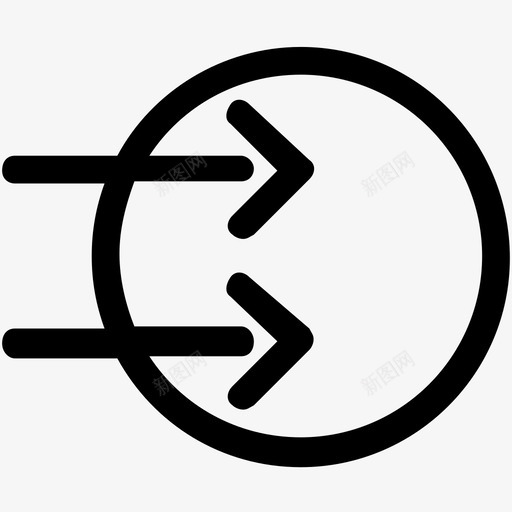 箭头在里面右边向上图标svg_新图网 https://ixintu.com 右边 向上 摄影和绘画 箭头在里面