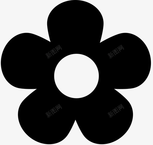 花美丽自然图标svg_新图网 https://ixintu.com 美丽 美好 自然 花