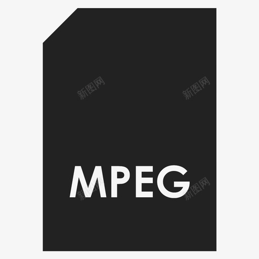 mpeg文件格式图标svg_新图网 https://ixintu.com mpeg 文件 格式 视频
