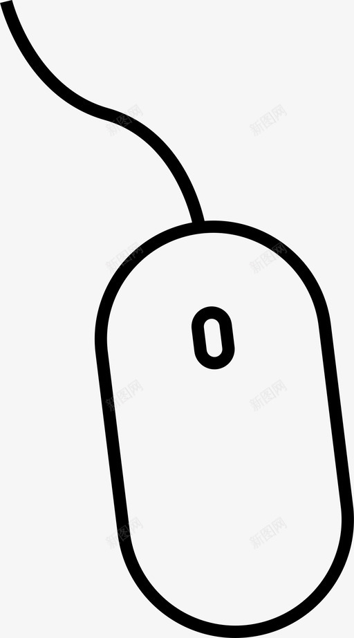 鼠标球经典图标svg_新图网 https://ixintu.com 有线 球 经典 老派 计算技术 鼠标