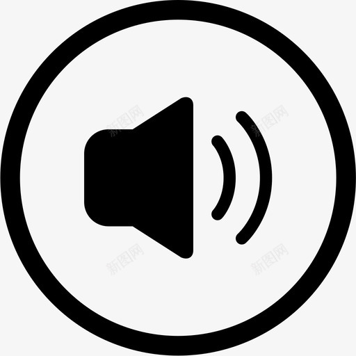 播放喇叭svg_新图网 https://ixintu.com 播放喇叭