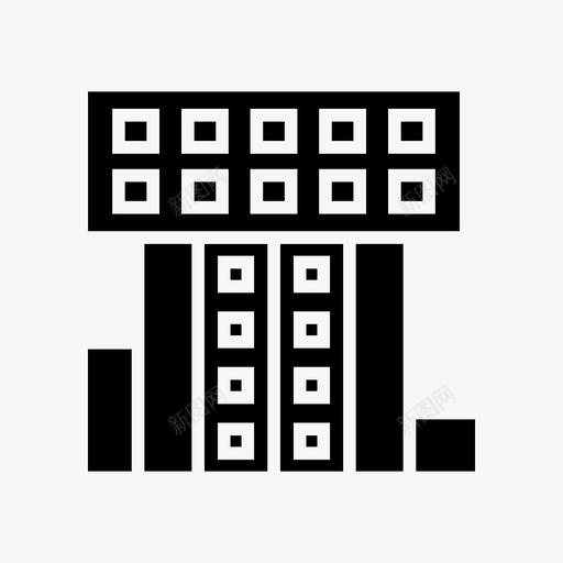 大楼公寓公司大楼图标svg_新图网 https://ixintu.com 公司大楼 公寓 大楼 房地产