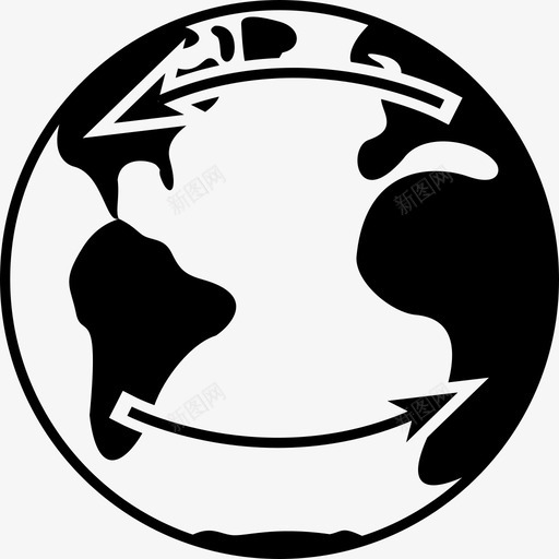 全球化移民旅游图标svg_新图网 https://ixintu.com 全球化 旅游 移民