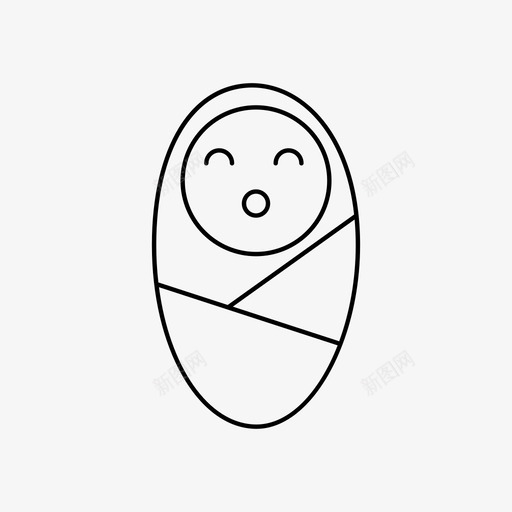 宝贝孩子婴儿图标svg_新图网 https://ixintu.com 婴儿 孩子 宝贝