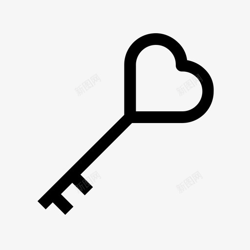 爱的钥匙仪式心的钥匙图标svg_新图网 https://ixintu.com 仪式 婚姻 婚礼 心的钥匙 新娘 爱的钥匙