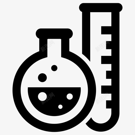 实验实验室科学图标svg_新图网 https://ixintu.com 医疗设备 实验 实验室 科学 试管