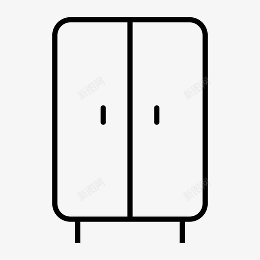 衣柜储藏室图标svg_新图网 https://ixintu.com 储藏室 衣柜