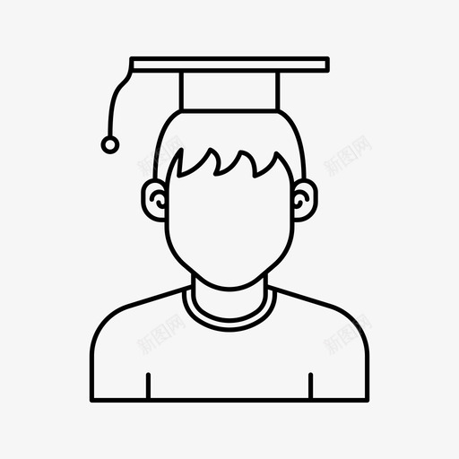 毕业生头像大学图标svg_新图网 https://ixintu.com 人 化身 大学 头像 毕业 毕业生 简介