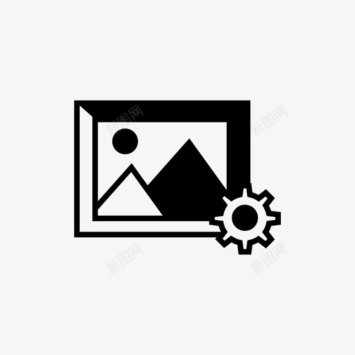 图像设置照相机图像编辑图标svg_新图网 https://ixintu.com 图像编辑 图像设置 摄影 摄影实心图标集 照片 照相机