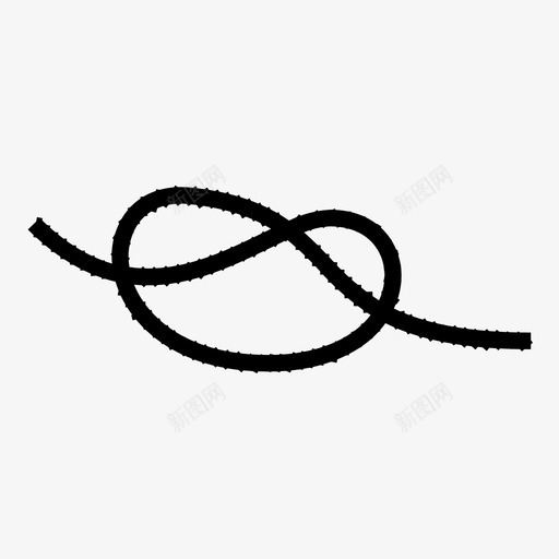 绳子结图标svg_新图网 https://ixintu.com 结 绳子