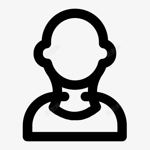 断颈健康医院图标svg_新图网 https://ixintu.com 健康 医疗 医院 手术 断颈 颈托