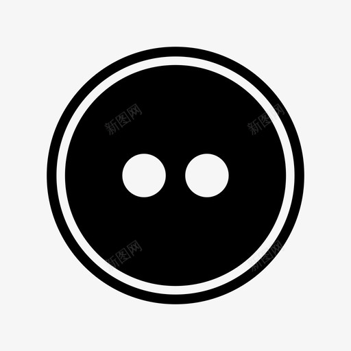 纽扣配件服装图标svg_新图网 https://ixintu.com 塑料 服装 系列 纽扣 配件