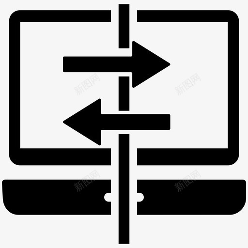 数据传输数据共享数据转换图标svg_新图网 https://ixintu.com 数据传输 数据共享 数据转换 网络托管字形概念图标