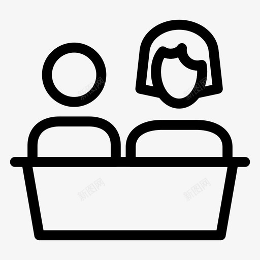 人法院陪审团图标svg_新图网 https://ixintu.com 人 法律 法律和正义线图标 法院 陪审团