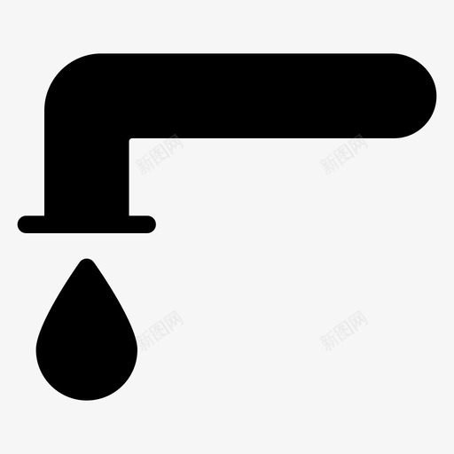 自来水水自然图标svg_新图网 https://ixintu.com 水 自来水 自然 自然生态雕文图标第一卷