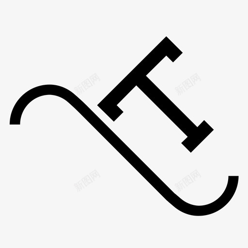路径工具上的垂直类型adobeillustrator图标svg_新图网 https://ixintu.com adobe adobeillustrator图标 illustrator 文本 路径工具上的垂直类型
