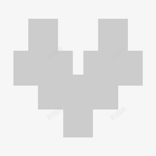 心表情爱图标svg_新图网 https://ixintu.com 像素 形状 心 爱 表情