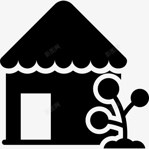 小屋房子房地产雕文概念图标svg_新图网 https://ixintu.com 小屋 房地产雕文概念图标 房子