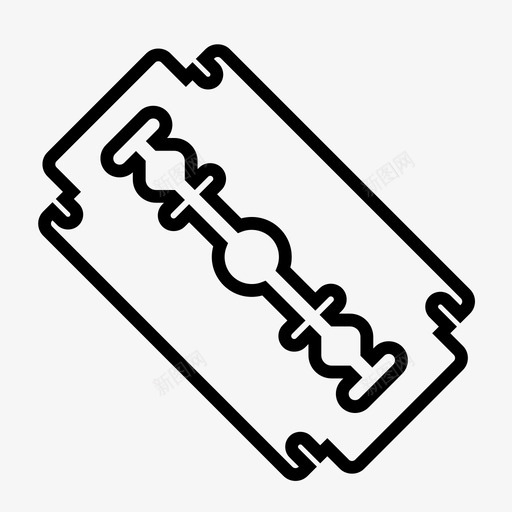剃须刀刀片剃须刀胡须图标svg_新图网 https://ixintu.com 剃须 剃须刀 剃须刀刀片 各种轮廓 胡须