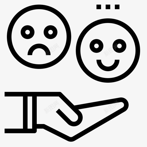 反馈顾客面子图标svg_新图网 https://ixintu.com 反馈 快乐 用户 网页设计 面子 顾客