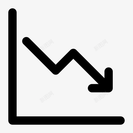 通货紧缩分析图表图标svg_新图网 https://ixintu.com 分析 图表 证券交易所 通货紧缩 金融