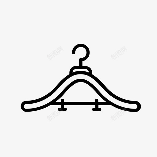 衣架服装店衣架套装1图标svg_新图网 https://ixintu.com 服装店 衣架 衣架套装1