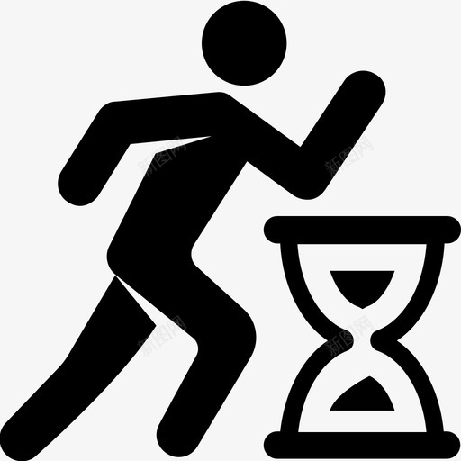 时间正在运行截止日期时间警报图标svg_新图网 https://ixintu.com 业务管理图示符图标 截止日期 时间正在运行 时间警报