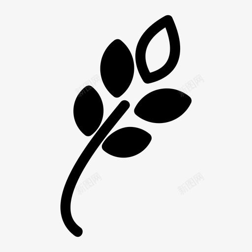 叶子室内植物芽图标svg_新图网 https://ixintu.com 叶子 室内植物 芽