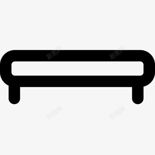 床家具生活方式图标svg_新图网 https://ixintu.com 单身生活图标包 家具 床 床垫 桌子 生活方式