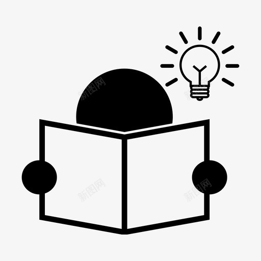 想法暗示灵感图标svg_新图网 https://ixintu.com 想法 技巧 暗示 灵感 解决方案