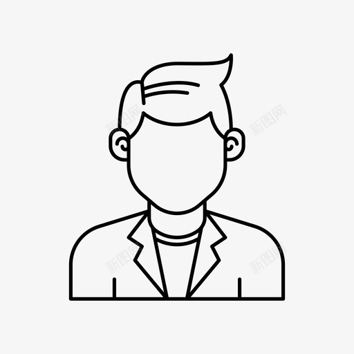 小阿凡达无脸男图标svg_新图网 https://ixintu.com 小阿凡达 无脸 男 阿凡达男