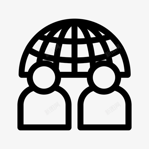 世界热爱和平图标svg_新图网 https://ixintu.com 世界 热爱和平