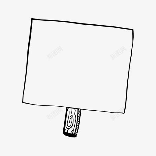 抗议标语示威手绘素描图标svg_新图网 https://ixintu.com 声明性 宣传 手绘素描 抗议标语 抵制 海报 示威